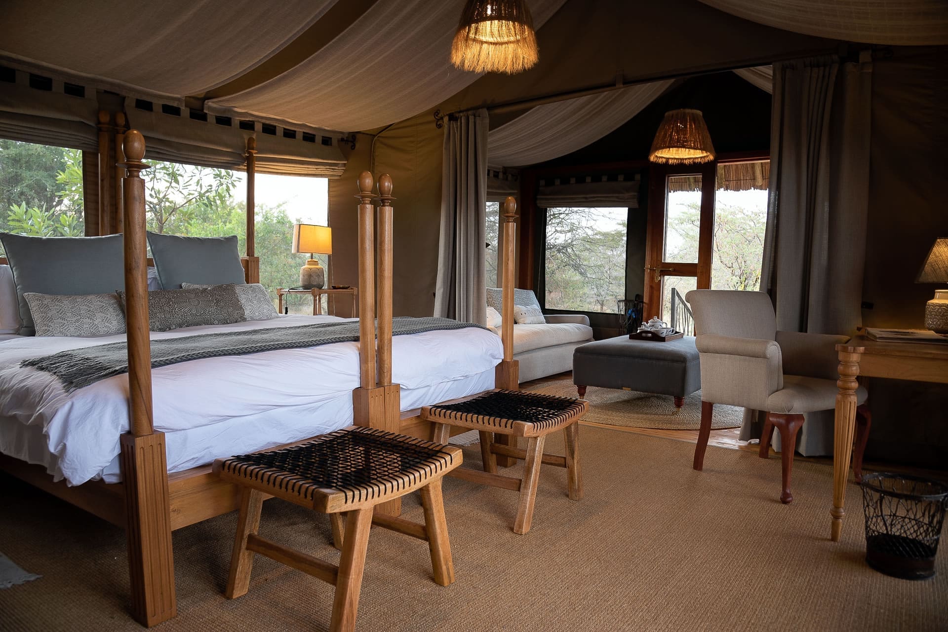 Tent bedroom